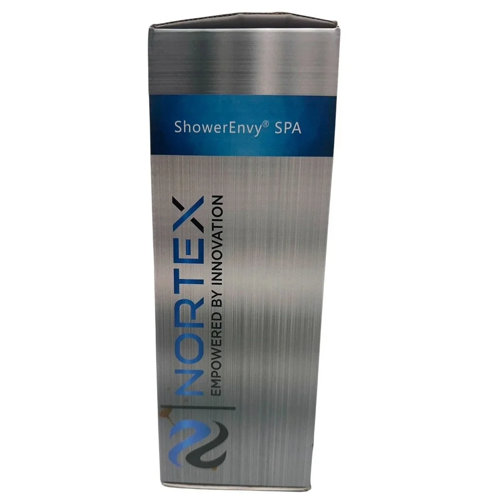 NEW Nortex Ecowater Spa Cleansing Mineral Shower Head Improve Hair & Skin Health